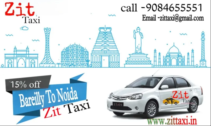 Top 5 Reasons to Book a Taxi from Noida to Bareilly Cab Service