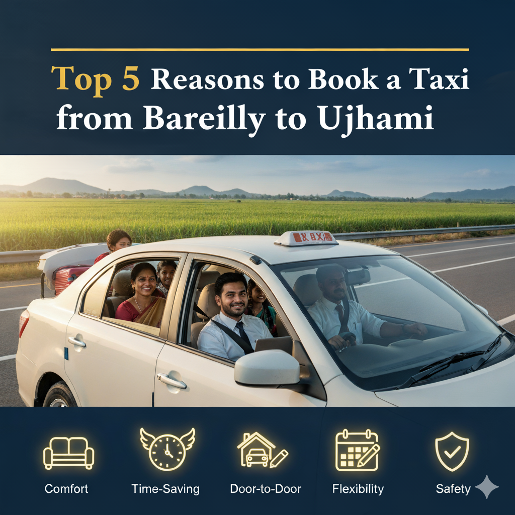 Top 5 Reasons to Book a Taxi from Bareilly to Ujhani – Travel Smarter with Bareilly Taxi by Zit Taxi